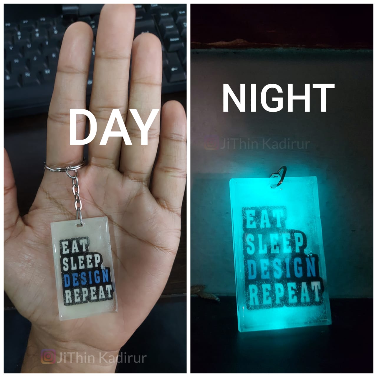 Customized Night Glowing Keychain