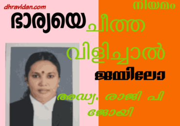 ഭാര്യയെ ചീത്ത  വിളിച്ചാൽ ജയിലോ ?