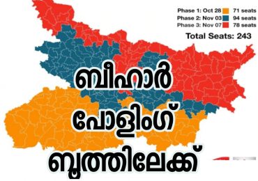 ബീഹാർ പോളിംഗ് ബൂത്തിലേക്ക്