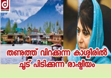 തണുത്ത് വിറക്കുന്ന കശ്മീരിൽ ചൂട് പിടിക്കുന്ന രാഷ്ട്രീയം