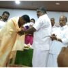 ക്ഷേത്ര ശിൽപ്പിയെ ആദരിച്ചു