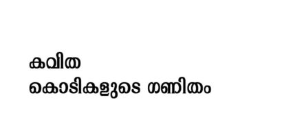 കൊടികളുടെ ഗണിതം